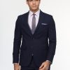 Slim Fit Suit Dark Blue - Image 4