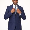Slim Fit Suit Blue - Image 4