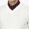 Regular Fit Pullover V Off White - Image 2