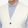 Regular Fit Gilet Off White - Image 2