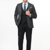 Slim Straight Fit Suit Green