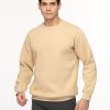 Regular Fit Sweat Shirt Beige