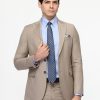 Slim Straight Fit Suit Beige - Image 3