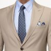 Slim Straight Fit Suit Beige - Image 2