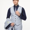 Slim Fit Suit Light Blue - Image 3