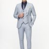 Slim Fit Suit Light Blue