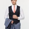 Slim Straight Fit Suit Blue - Image 3