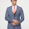 Slim Straight Fit Suit Blue - Image 5