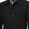 Regular Fit Coat Black - Image 2