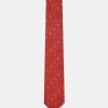 Jacquard Tie 7 cm Red
