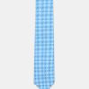 Jacquard Tie 7 cm Light Blue