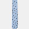 Jacquard Tie 7 cm Light Blue