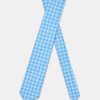Jacquard Tie 7 cm Light Blue - Image 2