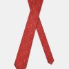Jacquard Tie 7 cm Red - Image 2