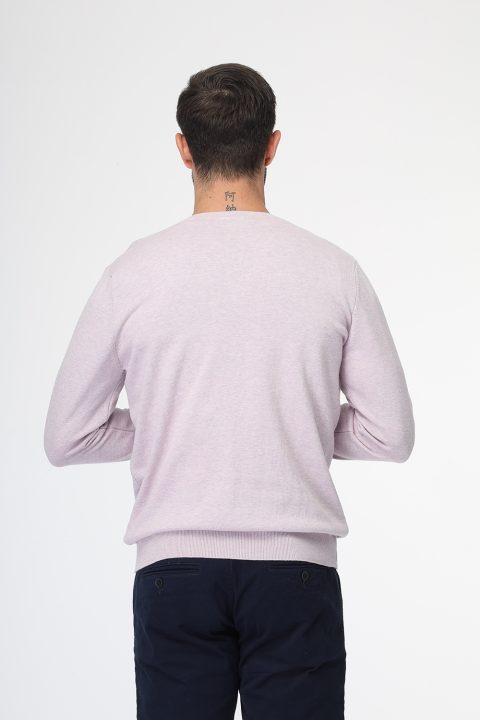 Regular Fit Pullover V Light Purple - Image 4