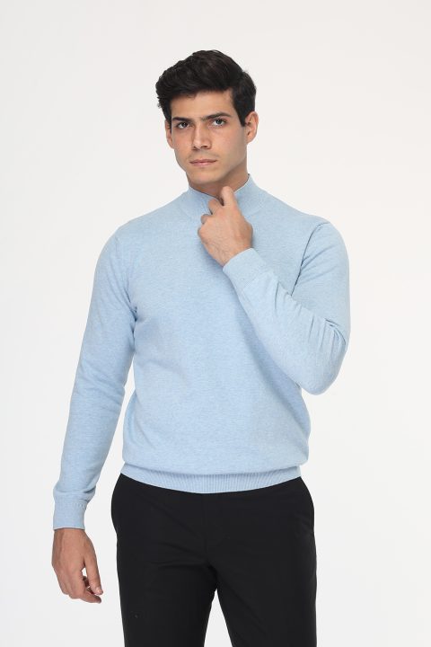 Regular Fit Pullover Light Blue - Image 3