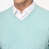 Regular Fit Pullover V Turquoise - Image 2