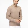 Regular Fit Pullover Beige - Image 3