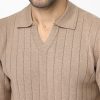 Regular Fit Pullover Beige - Image 2