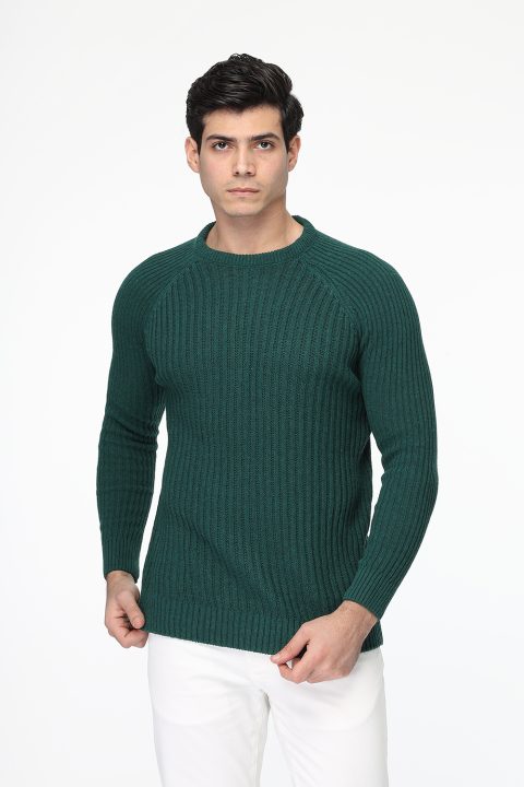 Slim Fit Pullover Green