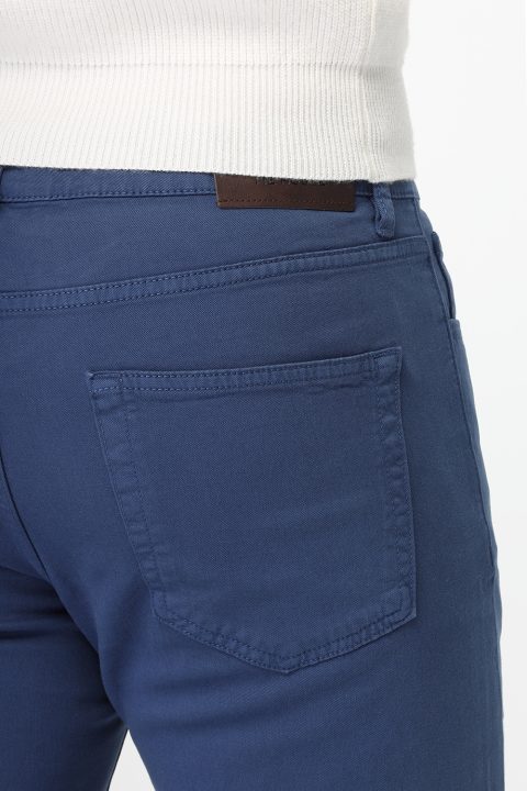 Slim Straight Fit Chino Blue - Image 5