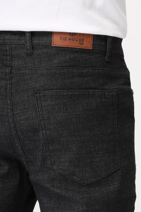 Slim Fit Trousers Jeans Dark Gray - Image 4