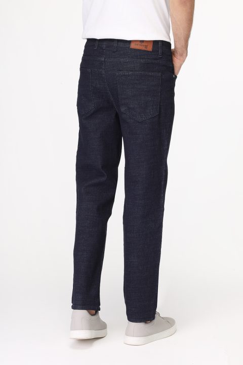 Slim Fit Trousers Jeans Dark Blue - Image 5