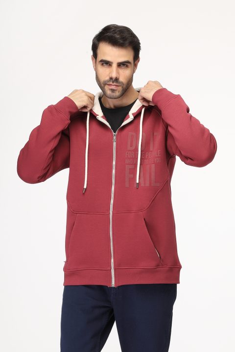 Relax Fit Sweat Shirt Maroon