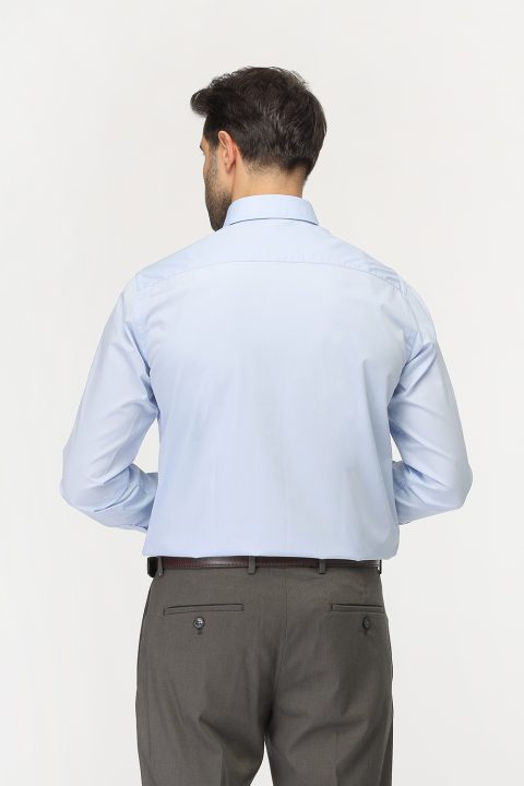 Classic Shirt Slim fit Light Blue - Image 4