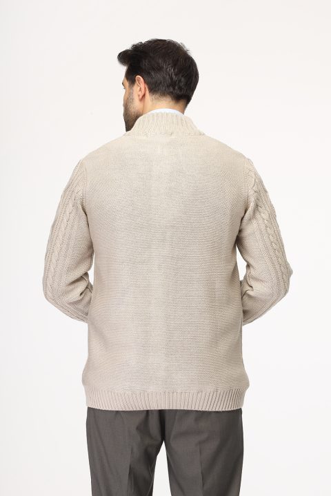 Regular Fit Pullover Beige - Image 4