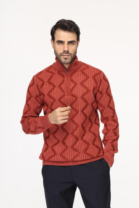 Regular Fit Pullover Orange