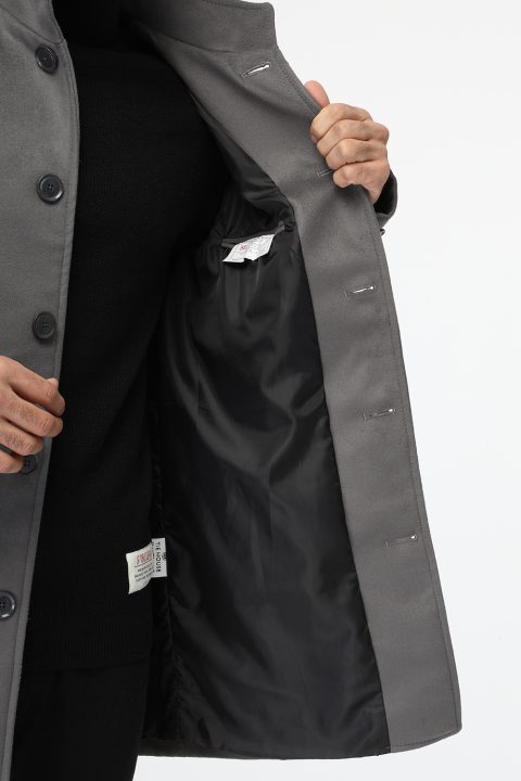 Regular Fit Coat Gray - Image 6