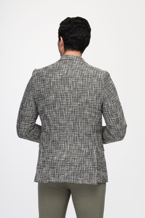 Slim Fit Blazer Green - Image 5