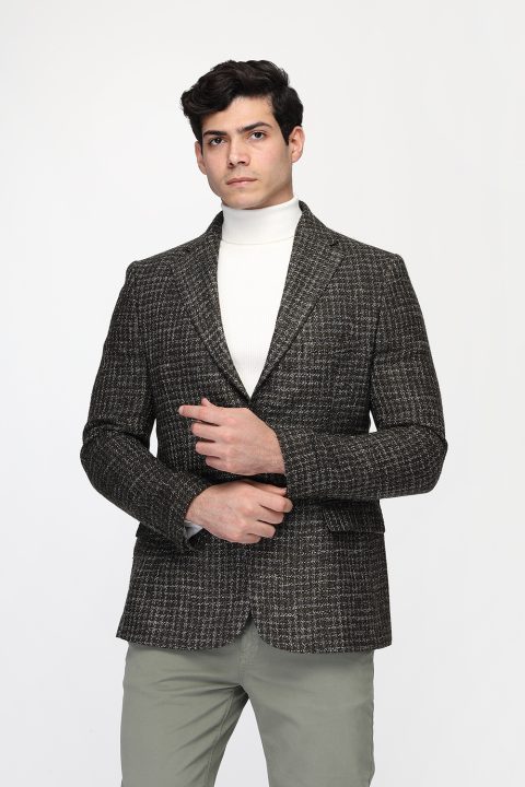 Regular Fit Blazer Green - Image 4