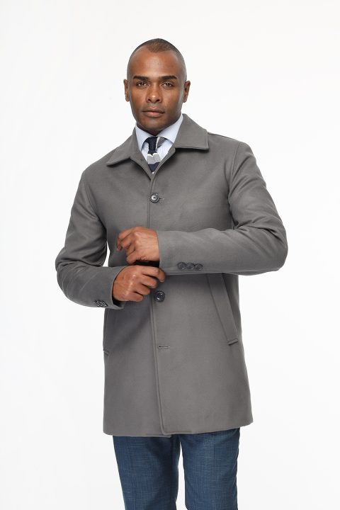 Regular Fit Coat Gray - Image 4