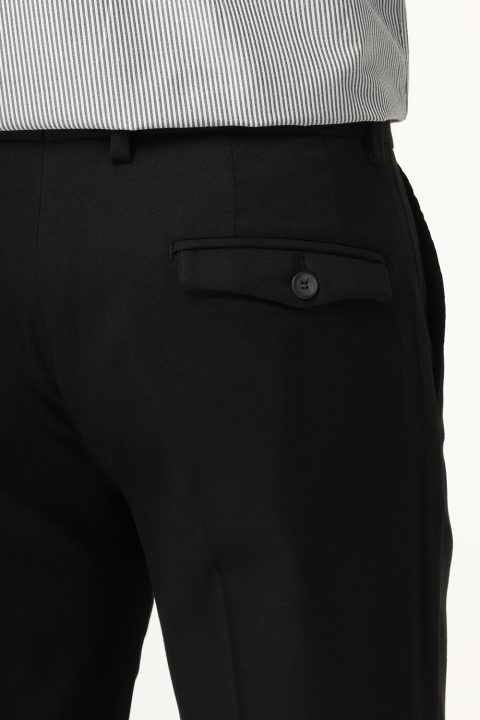 Straight Fit Classic Pants Black - Image 4