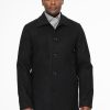 Regular Fit Coat Black