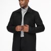 Regular Fit Coat Black - Image 7