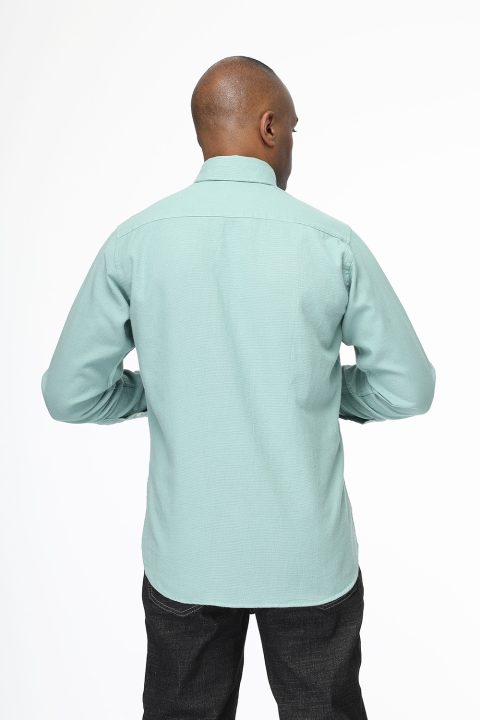 New Fit Shirt Light Green - Image 4