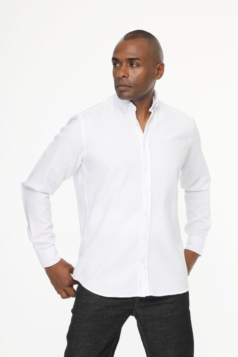 New Fit Shirt White - Image 3