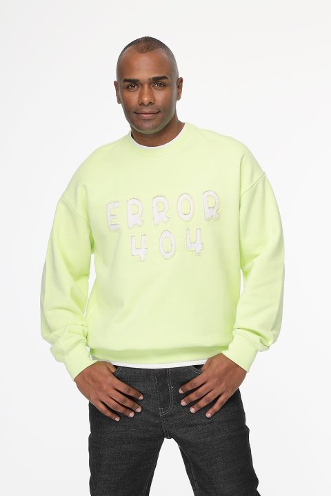 Over Size Sweat Shirt Light Green