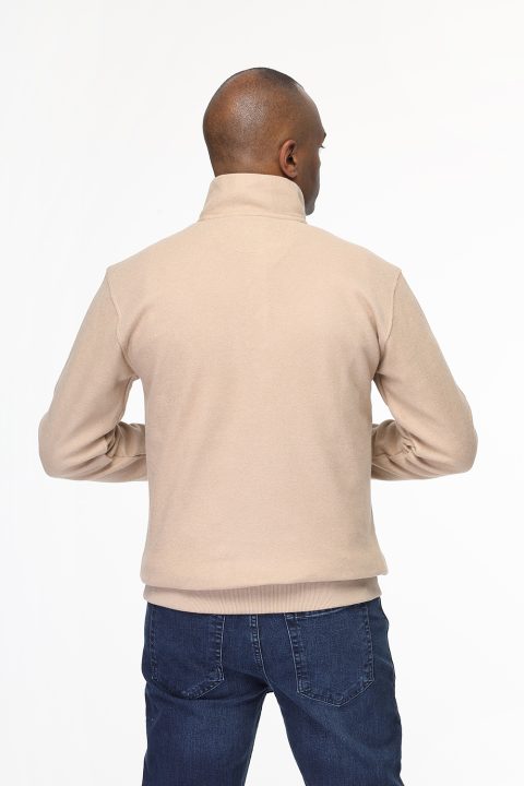 Regular Fit Sweat Shirt Beige - Image 4