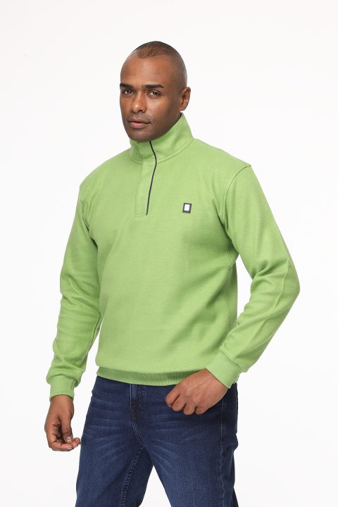 Regular Fit Sweat Shirt Light Green - Image 3