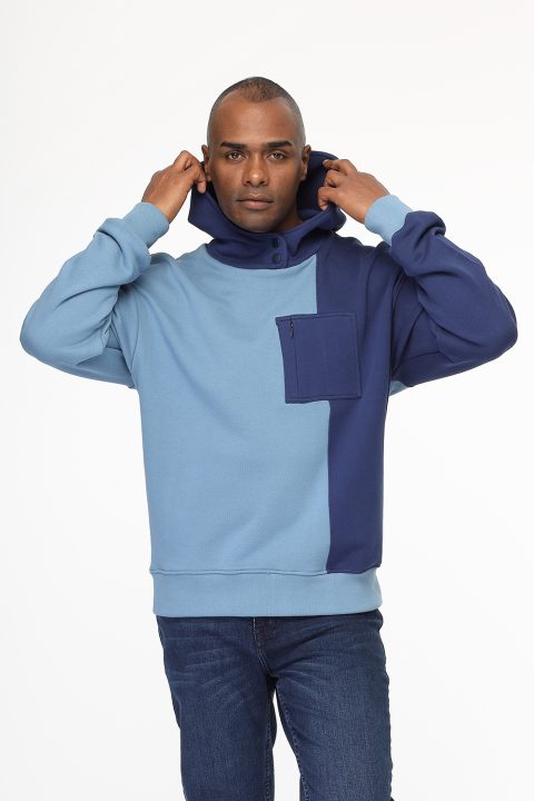 Relax Fit Sweat Shirt Blue - Image 3