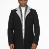 Regular Fit Coat Black