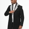 Regular Fit Coat Black - Image 4