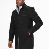 Regular Fit Coat Black - Image 6