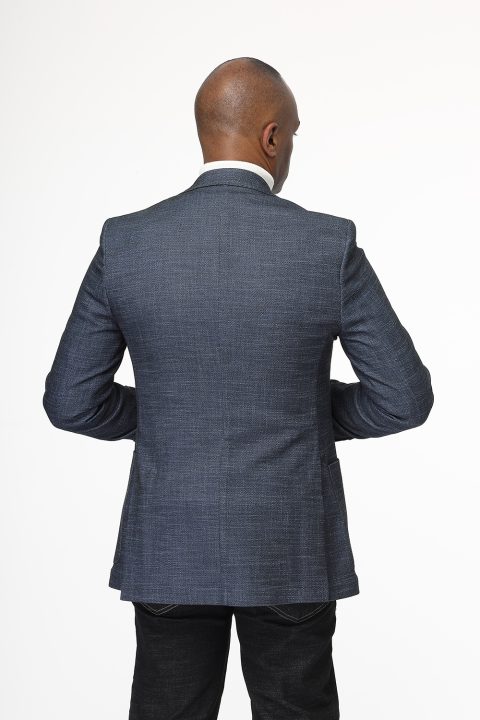 Slim Fit Blazer Blue - Image 5