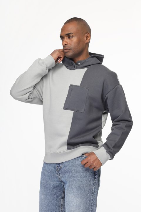 Relax Fit Sweat Shirt Gray - Image 3