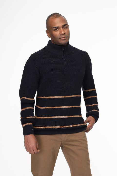 Regular Fit Pullover Dark Blue - Image 3